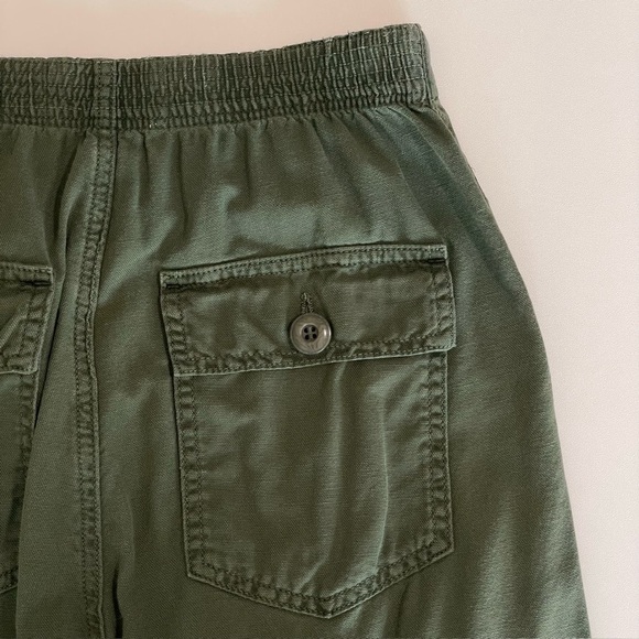 The GREAT. The General Pant Wide Leg Flare High Waist Trouser Pine Green 25 - Picture 13 of 16